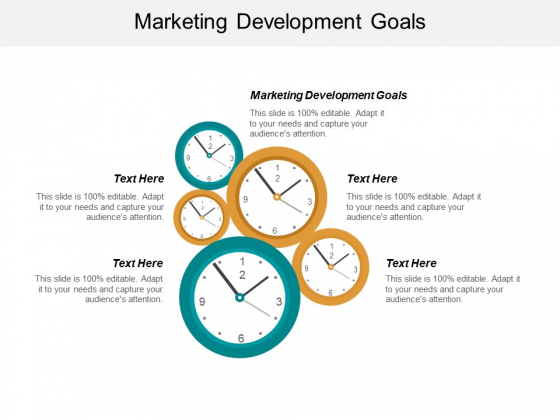 Marketing Development Goals Ppt PowerPoint Presentation Slides Master Slide Cpb