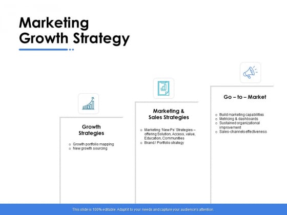 Marketing Growth Strategy Ppt PowerPoint Presentation Portfolio Graphics Example
