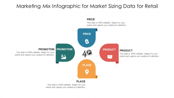 Marketing Mix Infographic For Market Sizing Data For Retail Ppt Layouts Background Images PDF Marketing Mix Infographic For Market Sizing Data For Retail Ppt Layouts Background Images PDF