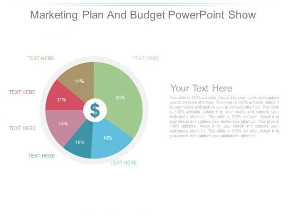 marketing plan and budget powerpoint show powerpoint templates