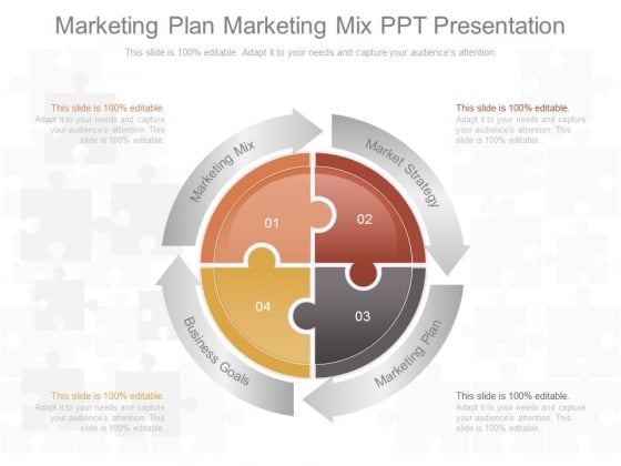Marketing Plan Marketing Mix Ppt Presentation