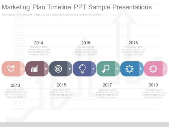 marketing plan timeline ppt sample presentations powerpoint templates marketing timeline