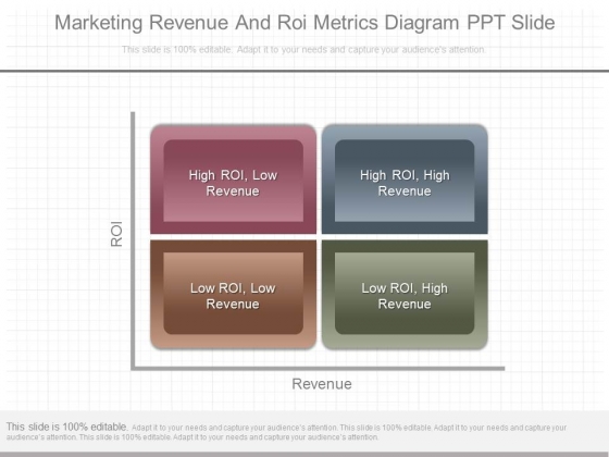 Marketing Revenue And Roi Metrics Diagram Ppt Slide Marketing Revenue And Roi Metrics Diagram Ppt Slide
