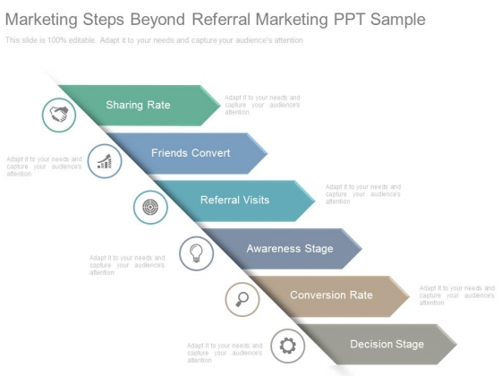 Marketing Steps Beyond Referral Marketing Ppt Sample