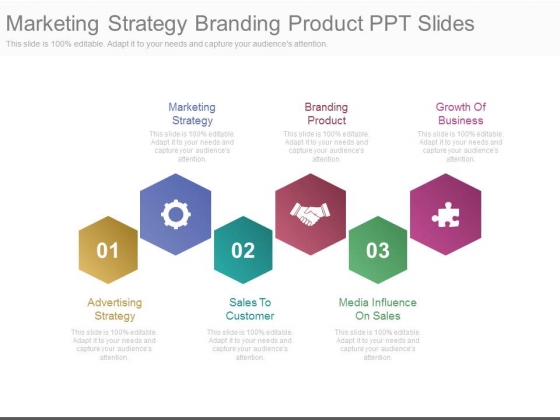 Marketing Strategy Branding Product Ppt Slides