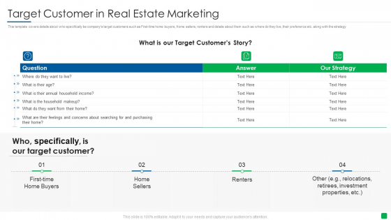 Marketing Strategy For Real Estate Property Target Customer In Real Estate Marketing Ideas PDF Marketing Strategy For Real Estate Property Target Customer In Real Estate Marketing Ideas PDF