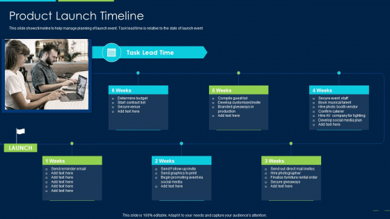 Marketing Strategy New Product Introduction Product Launch Timeline Download PDF