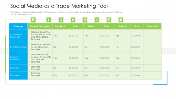 Marketing Techniques Online Offline Commercial Activities Social Media As A Trade Marketing Tool Slides PDF Marketing Techniques Online Offline Commercial Activities Social Media As A Trade Marketing Tool Slides PDF