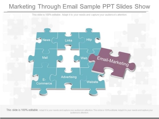 Marketing Through Email Sample Ppt Slides Show Marketing Through Email Sample Ppt Slides Show