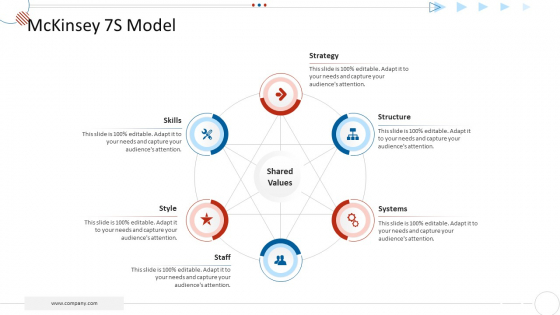 Mckinsey 7S Strategy Model For Project Management Mckinsey 7S Model Structure PDF