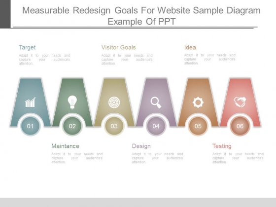Measurable Redesign Goals For Website Sample Diagram Example Of Ppt