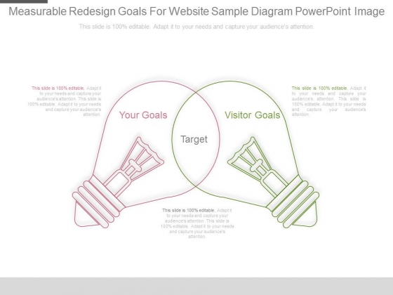 Measurable Redesign Goals For Website Sample Diagram Powerpoint Image