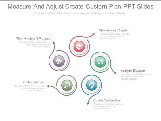 Measure And Adjust Create Custom Plan Ppt Slides