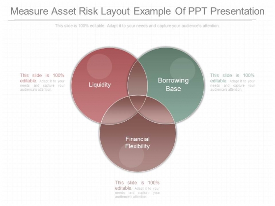 Measure Asset Risk Layout Example Of Ppt Presentation