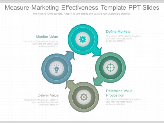 Measure Marketing Effectiveness Template Ppt Slides