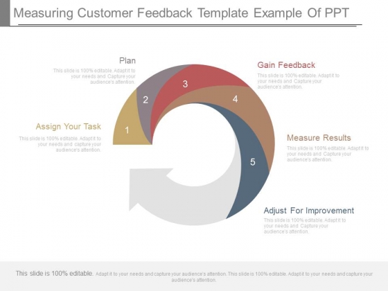 Measuring Customer Feedback Template Example Of Ppt PowerPoint Templates