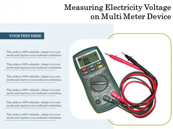 Measuring Electricity Voltage On Multi Meter Device Ppt PowerPoint Presentation Gallery Pictures PDF Measuring Electricity Voltage On Multi Meter Device Ppt PowerPoint Presentation Gallery Pictures PDF
