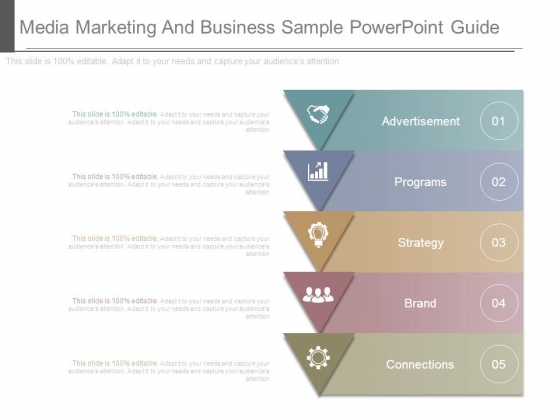 Media Marketing And Business Sample Powerpoint Guide