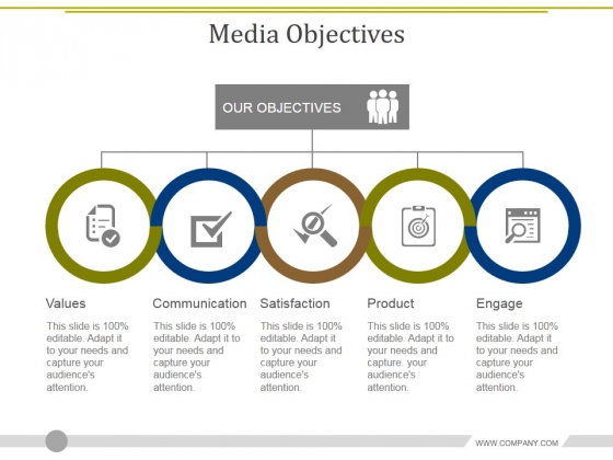 Media Objectives Template 2 Ppt PowerPoint Presentation Diagram Graph Charts Media Objectives Template 2 Ppt PowerPoint Presentation Diagram Graph Charts