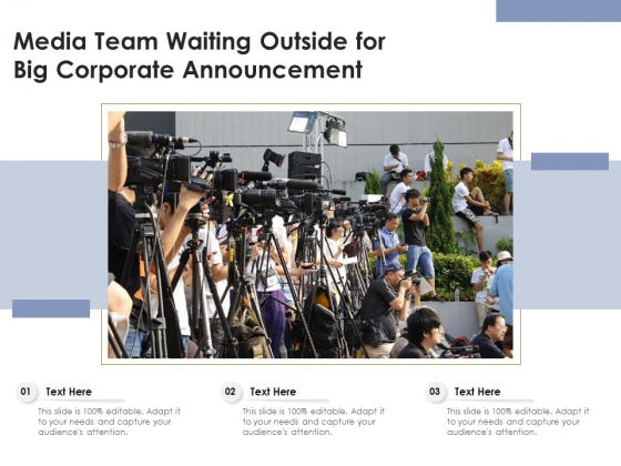 Media Team Waiting Outside For Big Corporate Announcement Ppt PowerPoint Presentation Inspiration PDF