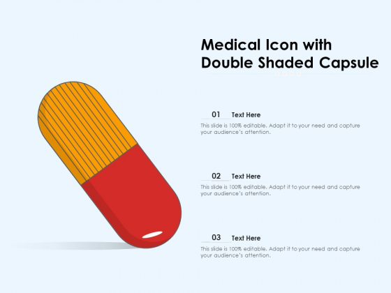 Medical Icon With Double Shaded Capsule Ppt PowerPoint Presentation Styles Clipart Images PDF Medical Icon With Double Shaded Capsule Ppt PowerPoint Presentation Styles Clipart Images PDF