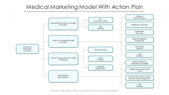 Medical Marketing Model With Action Plan Ppt Styles Show PDF