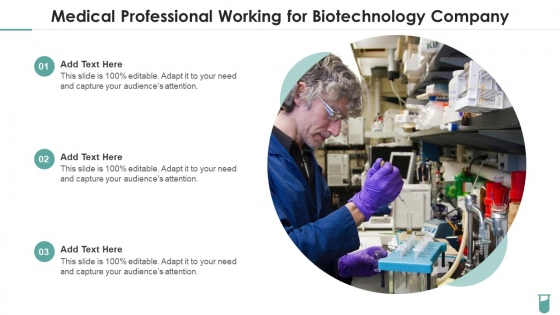 Medical Professional Working For Biotechnology Company Portrait PDF