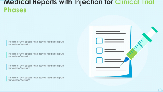 Medical Reports With Injection For Clinical Trial Phases Microsoft PDF