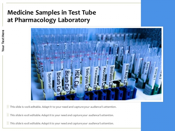 Medicine Samples In Test Tube At Pharmacology Laboratory Ppt PowerPoint Presentation Show Graphic Images PDF Medicine Samples In Test Tube At Pharmacology Laboratory Ppt PowerPoint Presentation Show Graphic Images PDF