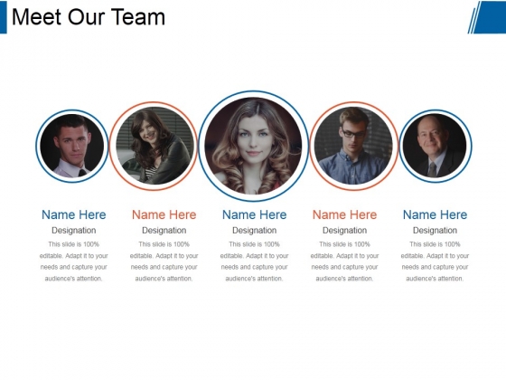 Meet Our Team Ppt PowerPoint Presentation Designs