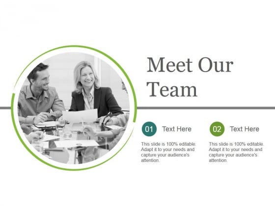 Meet Our Team Ppt PowerPoint Presentation Themes