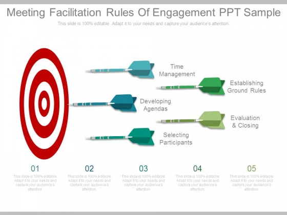 Meeting Facilitation Rules Of Engagement Ppt Sample