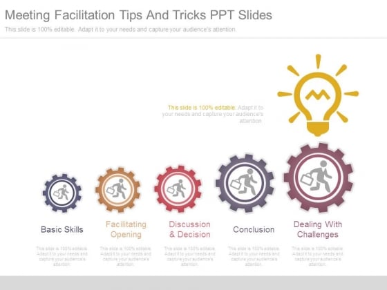 Meeting Facilitation Tips And Tricks Ppt Slides Meeting Facilitation Tips And Tricks Ppt Slides