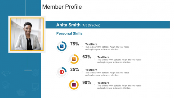 Member Profile Company Profile Ppt Infographic Template Portfolio PDF