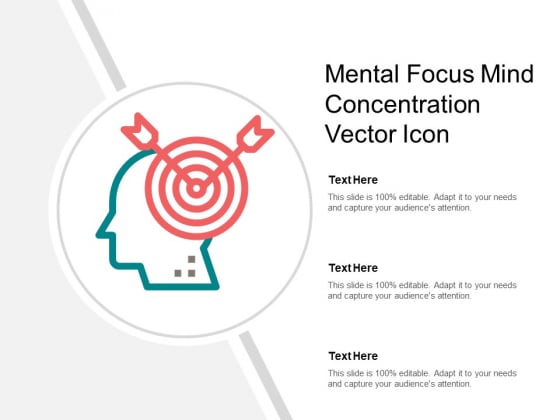 Mental Focus Mind Concentration Vector Icon Ppt PowerPoint Presentation Layouts Display