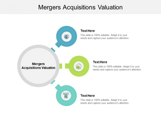 Mergers Acquisitions Valuation Ppt PowerPoint Presentation Icon Skills Cpb
