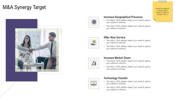 Mergers And Acquisitions Synergy Manda Synergy Target Information PDF Mergers And Acquisitions Synergy Manda Synergy Target Information PDF