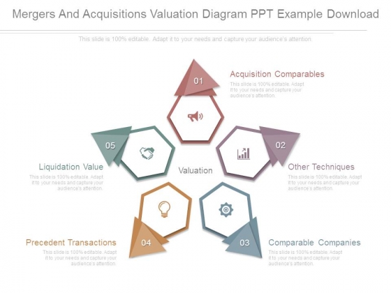 Mergers And Acquisitions Valuation Diagram Ppt Example Download Mergers And Acquisitions Valuation Diagram Ppt Example Download