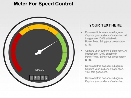 Meter For Speed Control Powerpoint Templates Meter For Speed Control Powerpoint Templates