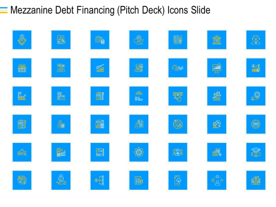 Mezzanine Debt Financing Pitch Deck Icons Slide Clipart PDF Mezzanine Debt Financing Pitch Deck Icons Slide Clipart PDF