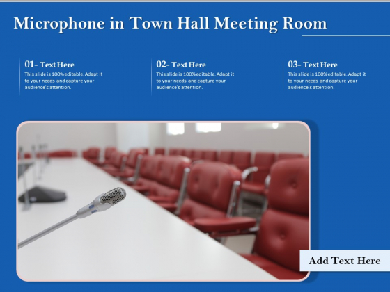 Microphone In Town Hall Meeting Room Ppt PowerPoint Presentation Gallery Template PDF