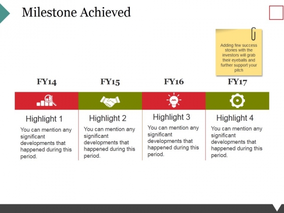 milestone achieved template 1 ppt powerpoint presentation milestone template