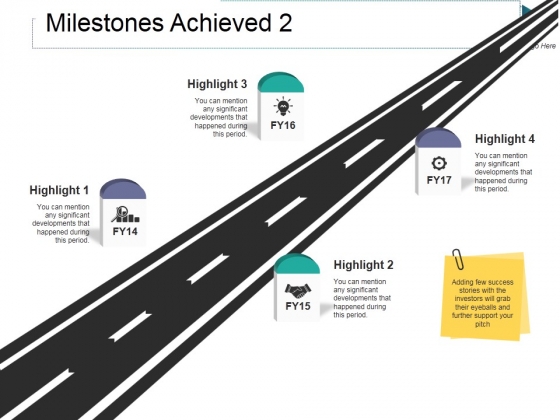 Milestones Achieved 2 Ppt PowerPoint Presentation Summary Structure