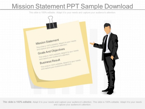 Mission Statement Ppt Sample Download Mission Statement Ppt Sample Download