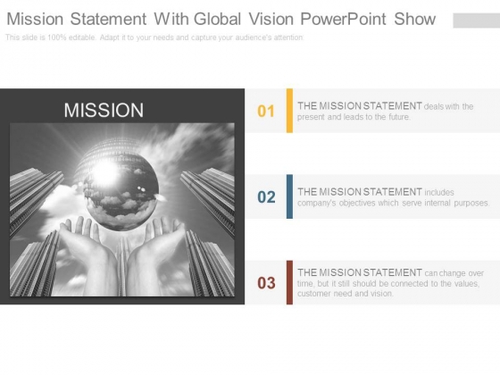 Mission Statement With Global Vision Powerpoint Show Mission Statement With Global Vision Powerpoint Show