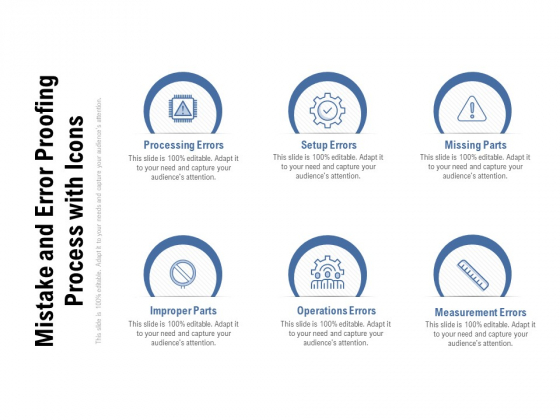 Mistake And Error Proofing Process With Icons Ppt PowerPoint Presentation Layouts Outfit PDF Mistake And Error Proofing Process With Icons Ppt PowerPoint Presentation Layouts Outfit PDF