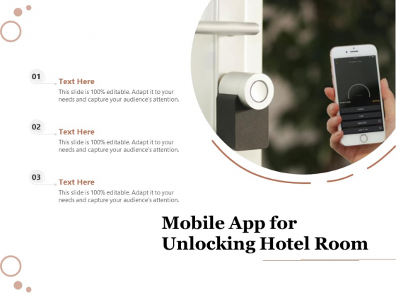 Mobile App For Unlocking Hotel Room Ppt PowerPoint Presentation Gallery Icon PDF Mobile App For Unlocking Hotel Room Ppt PowerPoint Presentation Gallery Icon PDF