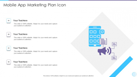 Mobile App Marketing Plan Icon Themes PDF