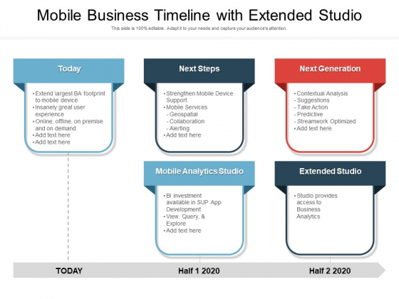 Mobile Business Timeline With Extended Studio Ppt PowerPoint Presentation Gallery Brochure PDF Mobile Business Timeline With Extended Studio Ppt PowerPoint Presentation Gallery Brochure PDF
