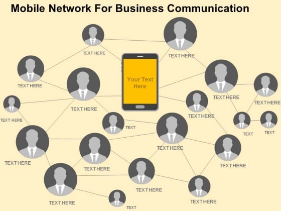 Mobile Network For Business Communication Powerpoint Templates Mobile Network For Business Communication Powerpoint Templates